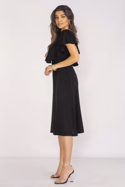 Sukienka Model A659 Black - awama — zdjęcie 2