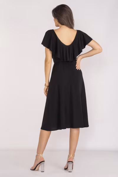 Sukienka Model A659 Black - awama — zdjęcie 3