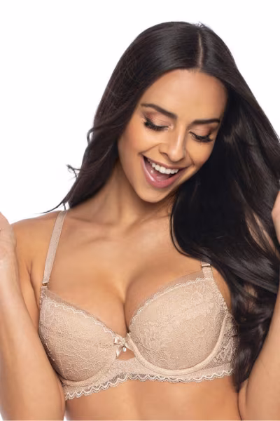 Biustonosz push up Biustonosz Push-up Model Milou M-3533/11 Beige - Mat — zdjęcie 1