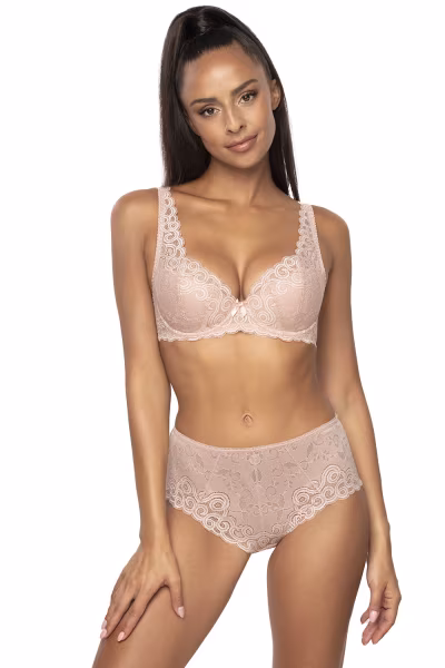 Biustonosz push up Biustonosz Usztywniany Mat 3824/22 Natalie Powder Pink - Mat — zdjęcie 2
