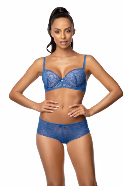 Biustonosz push up Biustonosz Push-up Model Marina M-3637/11 Blue - Mat — zdjęcie 2