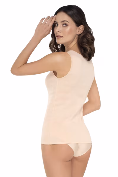 Koszulka nocna Koszulka Model Antonina Beige - Babell — zdjęcie 2