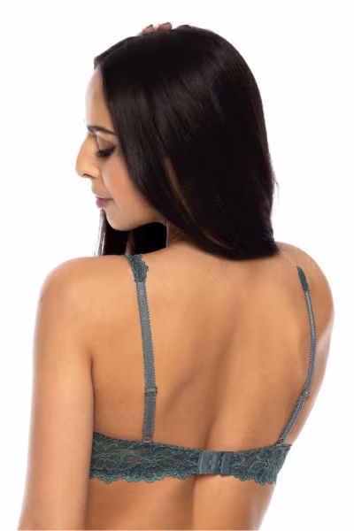 Biustonosz push up Biustonosz Usztywniany Model Carmela M-053/22 Khaki - Mat — zdjęcie 3