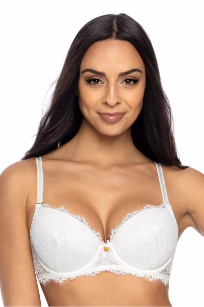 Biustonosz push up Biustonosz Push-up Model Evie M-3522/11 Milk - Mat — zdjęcie 1
