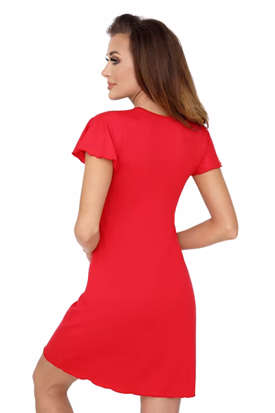 Koszulka nocna Koszulka Model Roma Red - Donna — zdjęcie 2
