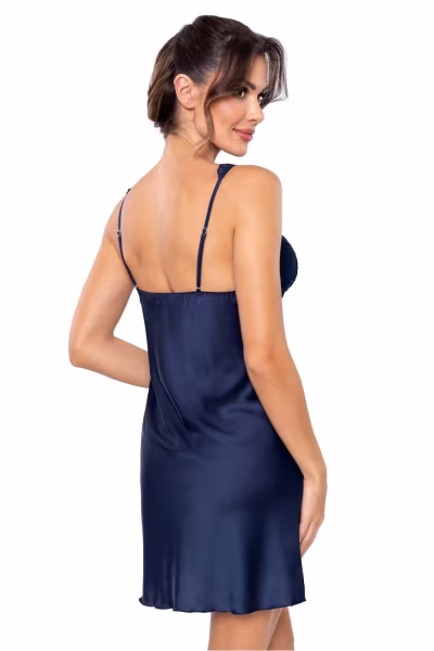 Koszulka nocna Koszula Nocna Model Mari Navy - Donna — zdjęcie 2