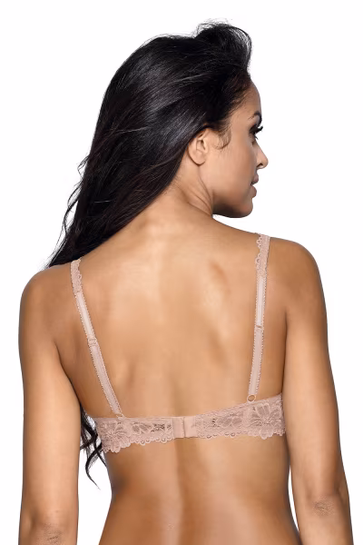 Biustonosz push up Biustonosz Usztywniany Model 053/22 Carmela Beige - Mat — zdjęcie 3