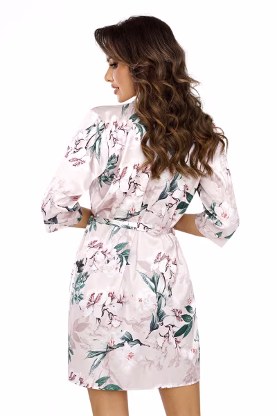 Szlafrok Damski Model Nelly Dark Beige - Donna — zdjęcie 2