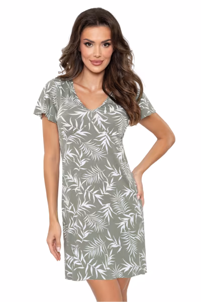 Koszulka nocna Koszula Nocna Model Paloma Olive - Donna — zdjęcie 1