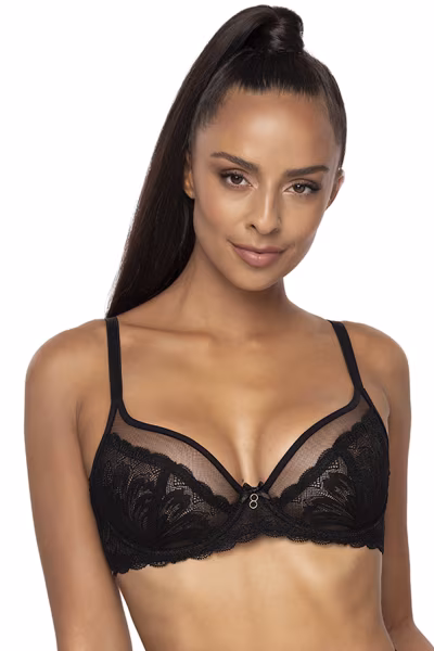 Biustonosz Soft Model Lindsay M-0203/2 Black - Mat — zdjęcie 1