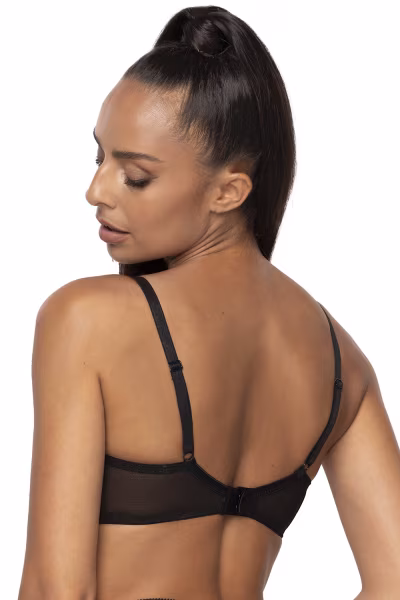 Biustonosz Soft Model Lindsay M-0203/2 Black - Mat — zdjęcie 3