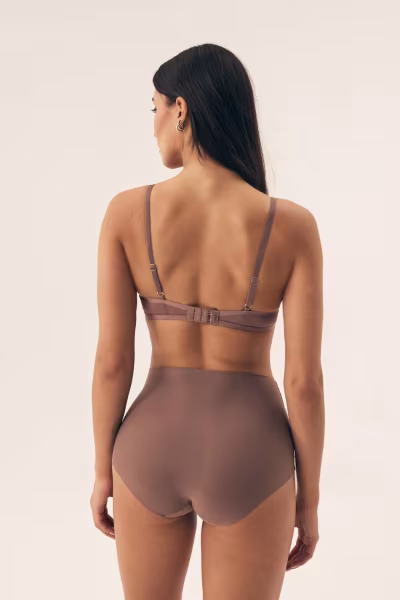 Biustonosz push up Biustonosz Push-up Model Necio 42581-84X Coffee - Henderson — zdjęcie 2