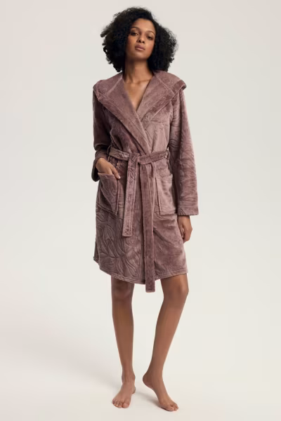 Szlafrok Damski Model Daryl 43612-39X Dirty Pink - Henderson — zdjęcie 1