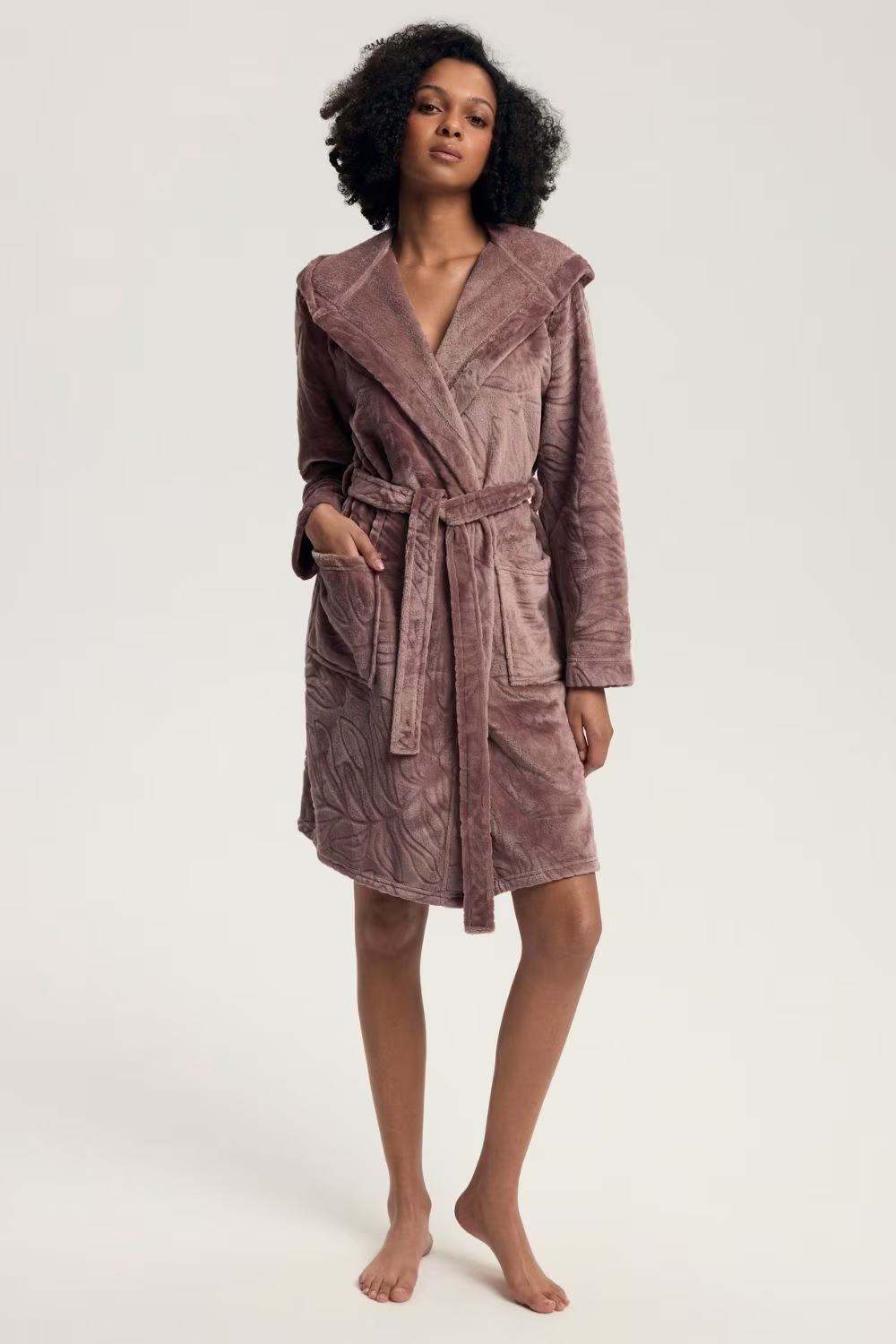 Szlafrok Damski Model Daryl 43612-39X Dirty Pink - Henderson