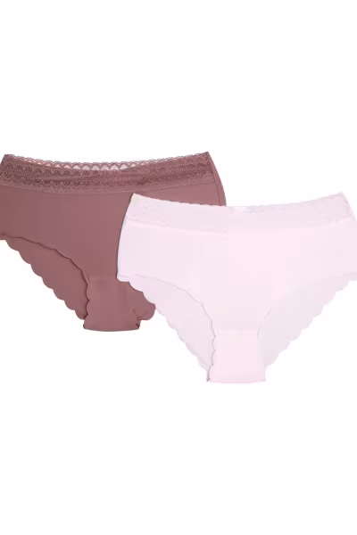 Komplet Figi Model Polly 2 42826 K001 Ecru/Mocca - Henderson — zdjęcie 2