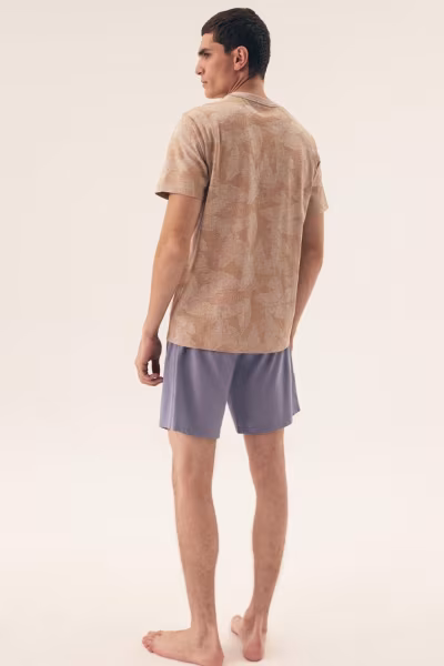 Piżama Męska Model South 42599-02X Beige/Blue - Henderson — zdjęcie 2