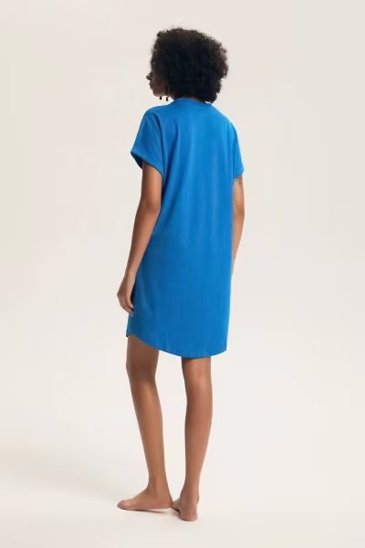 Koszulka nocna Koszula Nocna Model Edris 44477 Blue - Henderson — zdjęcie 2