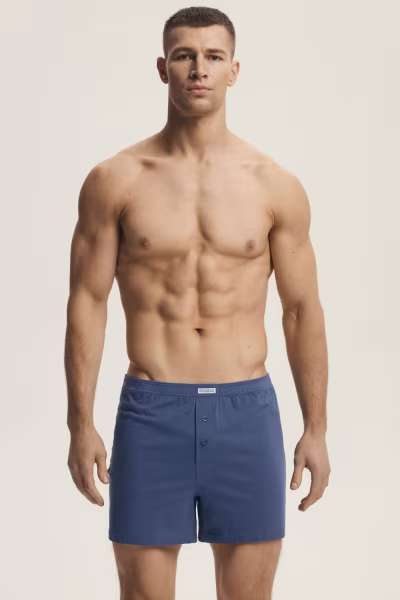 Bokserki Męskie Model Classic 43354 Jeans K343 Jeans - Henderson — zdjęcie 1