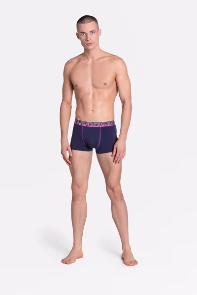 Komplet Bokserki Model Luxe 38835-MLC Navy_Dark_Pink - Henderson — zdjęcie 1