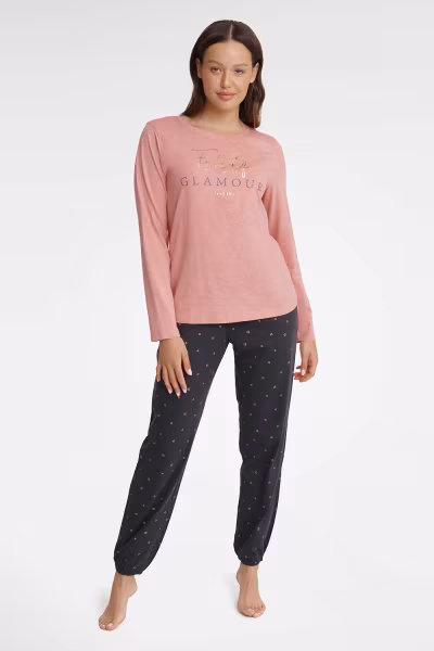 Piżama Damska Model Glam 40936-39X Pink/Grey - Henderson — zdjęcie 1