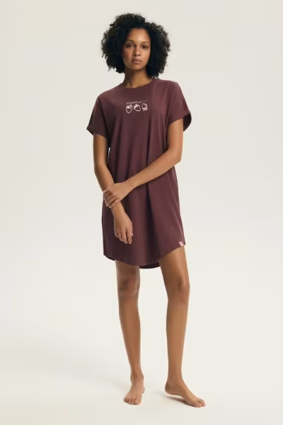 Koszulka nocna Koszula Nocna Model Evika 45184 Violet - Henderson — zdjęcie 1