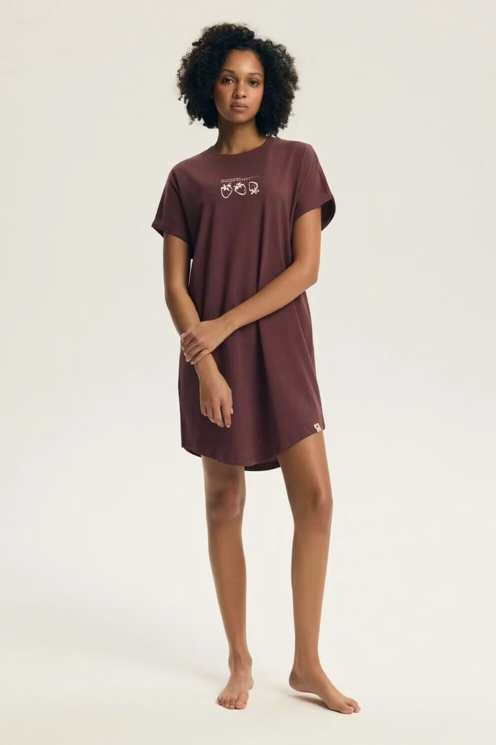 Koszulka nocna Koszula Nocna Model Evika 45184 Violet - Henderson