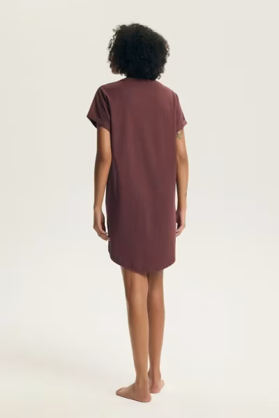 Koszulka nocna Koszula Nocna Model Evika 45184 Violet - Henderson — zdjęcie 2