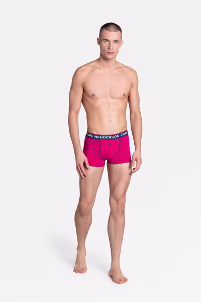 Komplet Bokserki Model Lucky 38843-MLC Dark Red/Navy - Henderson — zdjęcie 1