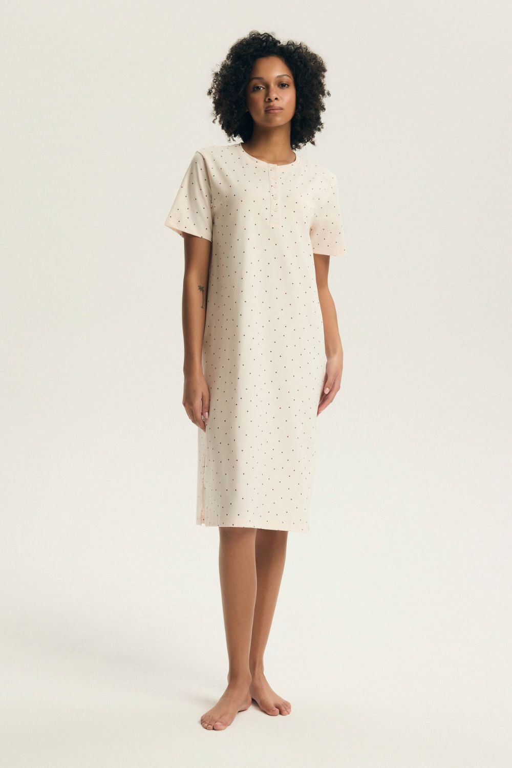 Koszulka nocna Koszula Nocna Model Evika 45304 Powder Pink - Henderson