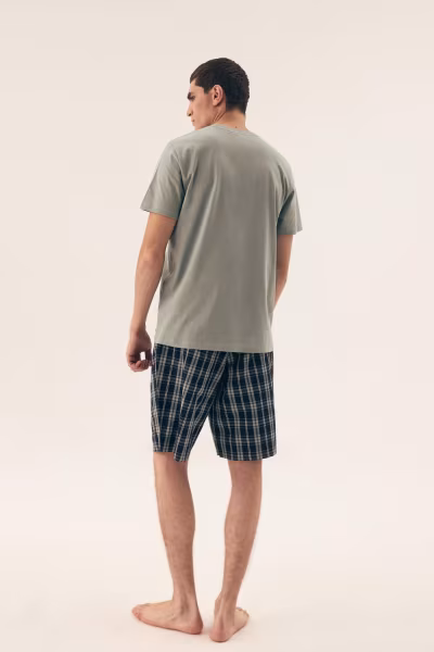 Piżama Męska Model Dexter 42617 Light Green - Henderson — zdjęcie 2