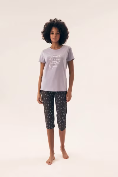 Piżama Damska Model Naturaleza 42658-04X Lawenda/Violet - Henderson — zdjęcie 1