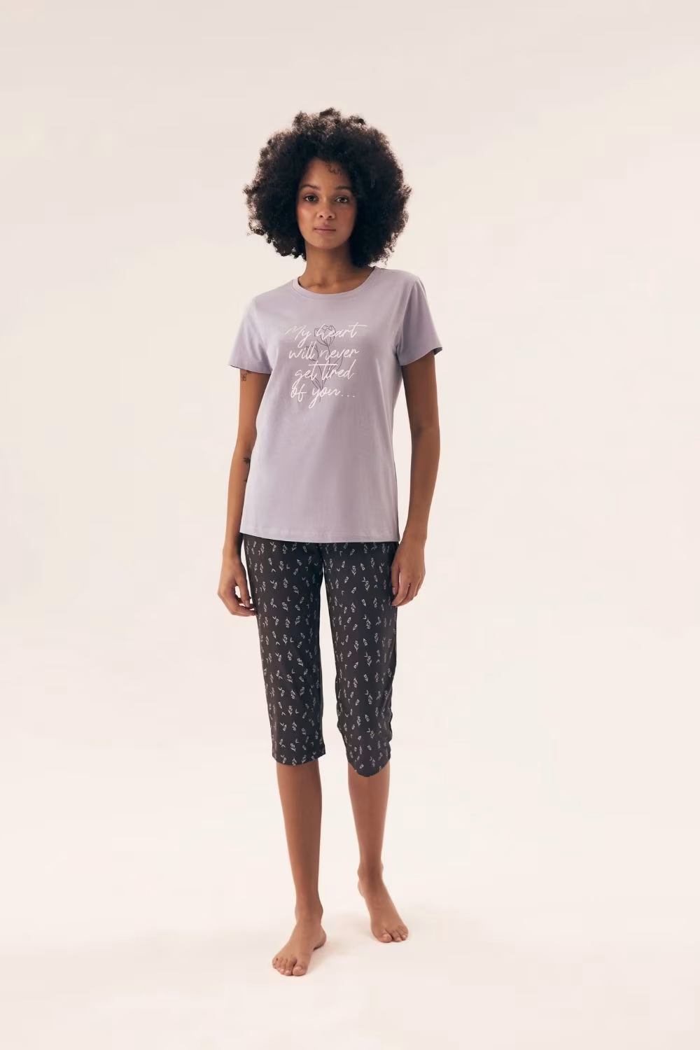 Piżama Damska Model Naturaleza 42658-04X Lawenda/Violet - Henderson