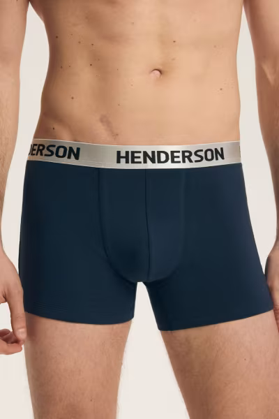 Komplet Bokserki Męskie Model Bow 44528 2pack Navy/Blue - Henderson — zdjęcie 2