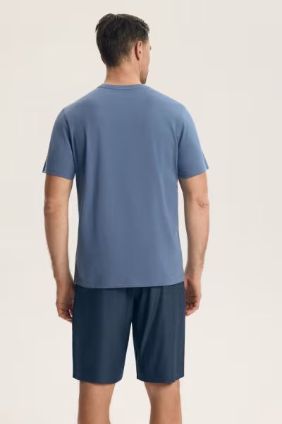 Piżama Męska Model Post 44608 Indygo - Henderson — zdjęcie 3