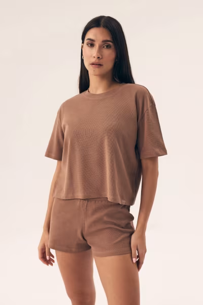 Piżama Damska Model Nilsa 42780-84X Brown - Henderson — zdjęcie 1