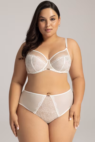 Figi Brazyliany Model 1396 Ecru - Ava — zdjęcie 2