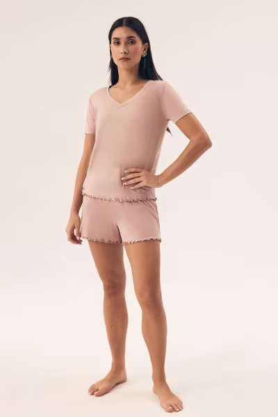 Piżama Damska Model Noves 42679-08X Beige - Henderson — zdjęcie 2