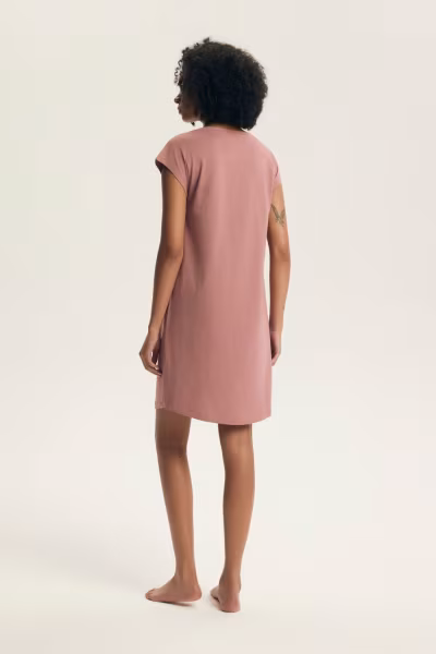 Koszulka nocna Koszula Nocna Model Emela 44490 Dirty Pink - Henderson — zdjęcie 3