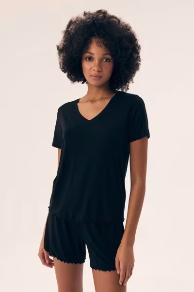 Piżama Damska Model Noves 43022 Black - Henderson — zdjęcie 1