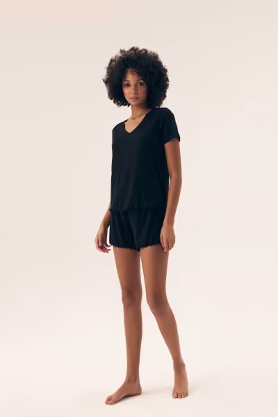 Piżama Damska Model Noves 43022 Black - Henderson — zdjęcie 2