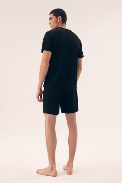 Piżama Męska Model Sierra 42777 Black - Henderson — zdjęcie 2