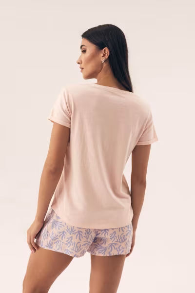 Piżama Damska Model Nadar 42669-24X Pink/Blue - Henderson — zdjęcie 2