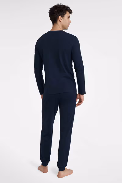 Piżama Męska Model Icicle 40953-59X Navy - Henderson — zdjęcie 2
