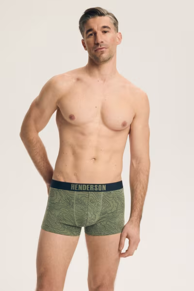 Komplet Bokserki Męskie Model Lap 43385 2pack Navy/Green - Henderson — zdjęcie 2