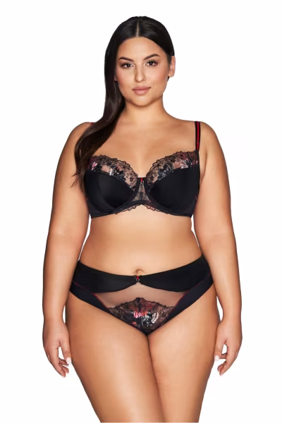Biustonosz Soft Biustonosz Semi-Soft Model 2121 Black - Ava — zdjęcie 2