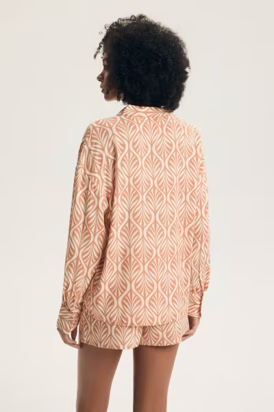 Piżama Damska Model Denise 43664 Brzoskwinia/Orange - Henderson — zdjęcie 3
