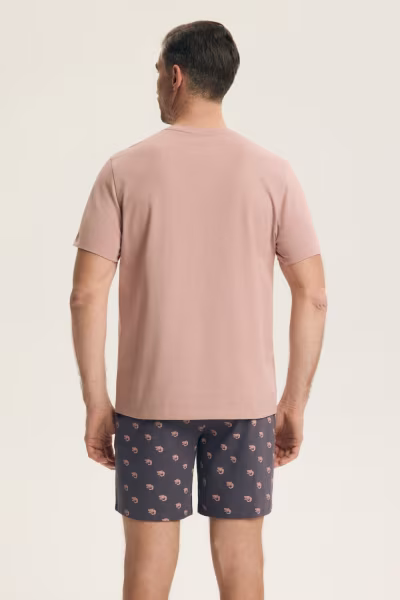 Piżama Męska Model Brad 44520 Pink - Henderson — zdjęcie 3