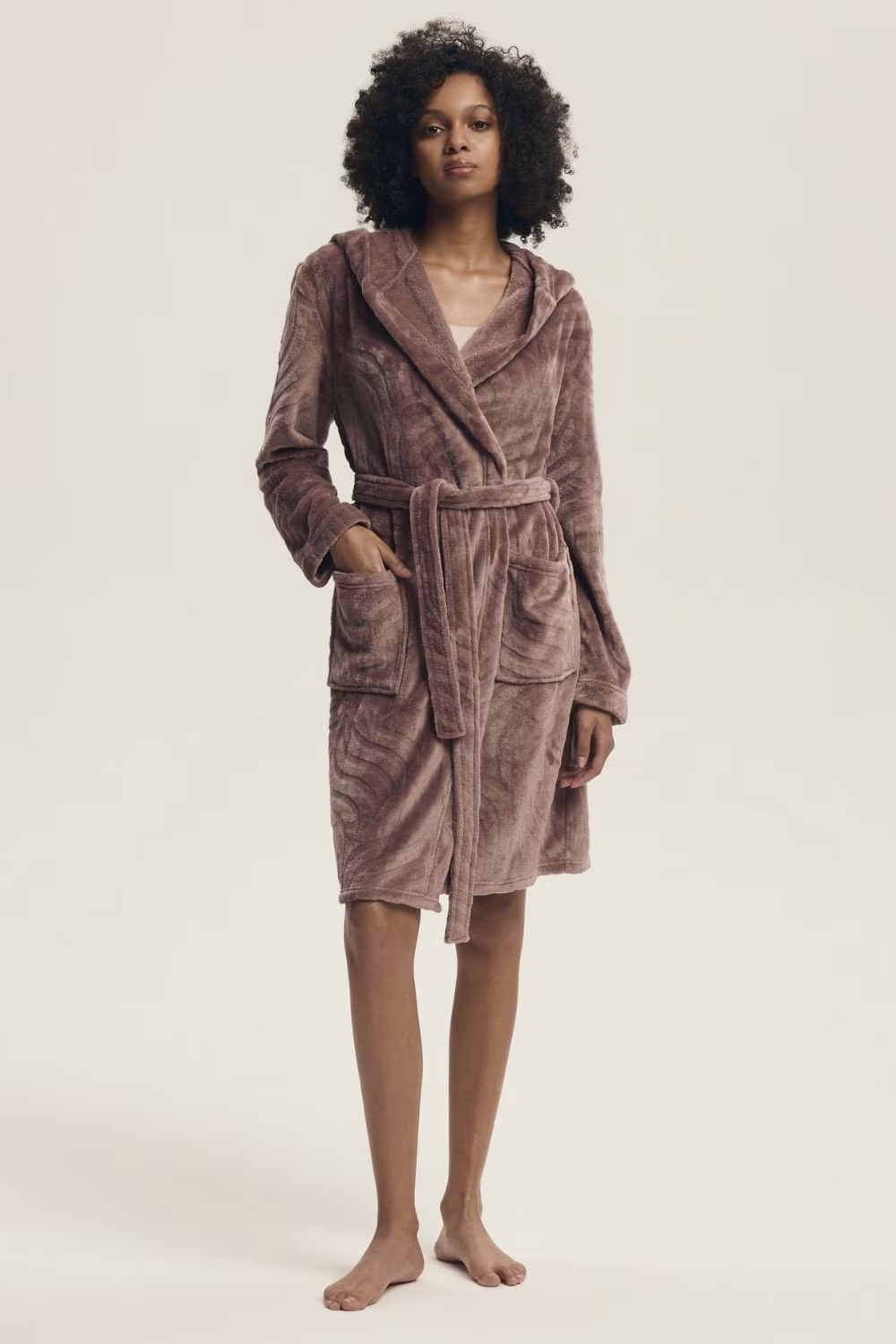 Szlafrok Damski Model Devyn 43602-93X Violet Bordo - Henderson