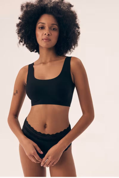 Biustonosz Soft Model Bird 42849 Black - Henderson — zdjęcie 1