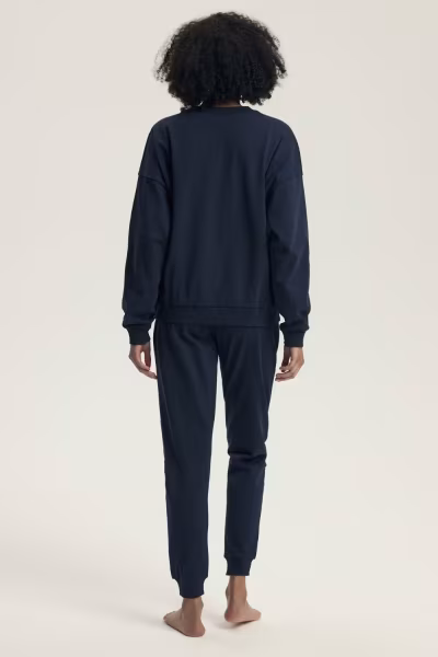 Piżama Męska Model Delancy 43705-59X Navy - Henderson — zdjęcie 2